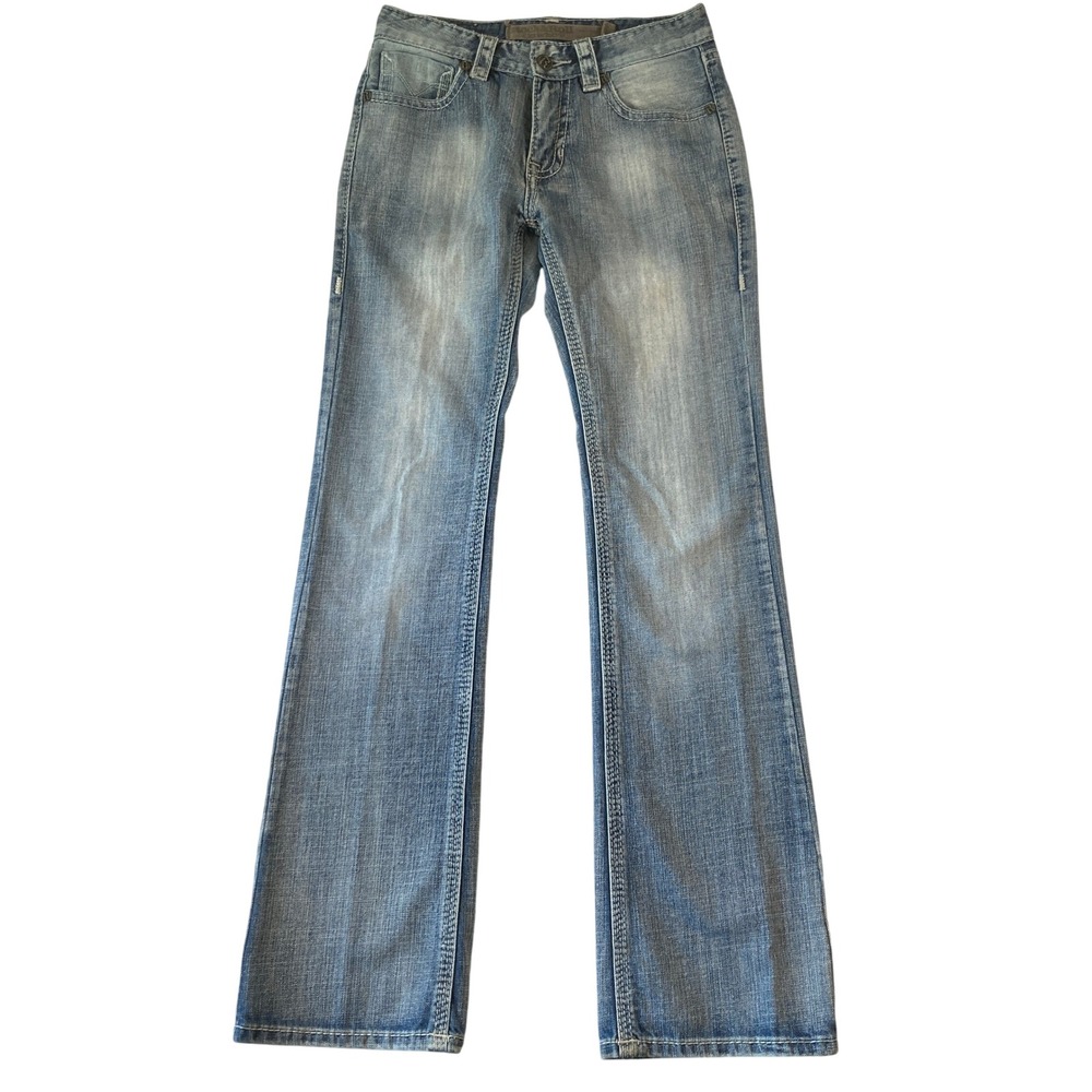 Rock and Roll Cowboy Mens Jeans 30x36 (Fit 30x34) Light Wash Straight Leg